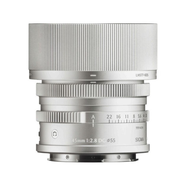 Objectif Sigma 45mm F2.8 DG Contemporary Silver