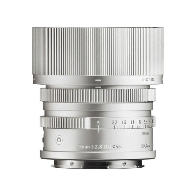 Objectif Sigma 45mm F2.8 DG Contemporary Silver
