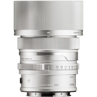 Objectif Sigma 50mm F2 DG Contemporary Silver