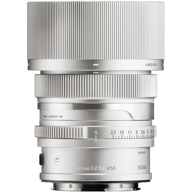Objectif Sigma 50mm F2 DG Contemporary Silver