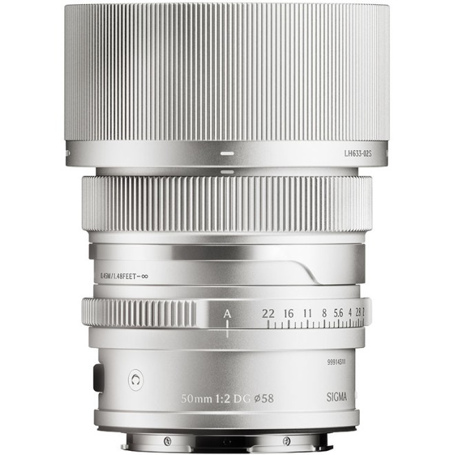 Objectif Sigma 50mm F2 DG Contemporary Silver