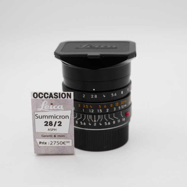 LEICA SUMMICRON 28mm F2 ASPH d'occasion | Concept Store Photo