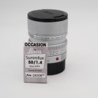 LEICA SUMMILUX 50mm f1.4 SILVER ASP d'occasion | Concept Store Photo