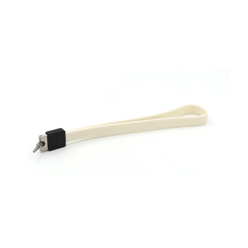 Dragonne silicone blanche 18816 — déstockage