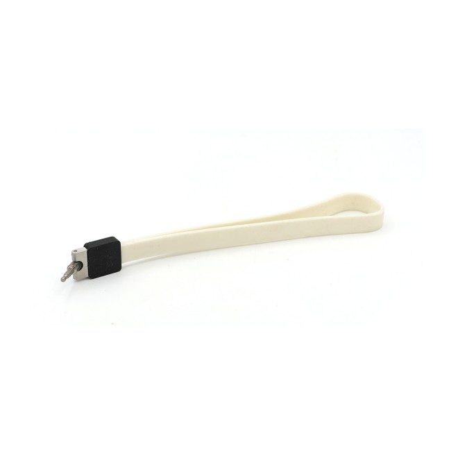 Dragonne silicone blanche 18816 — déstockage