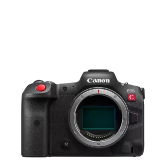 appareil photo Canon EOS R5C sans objectif, vue de face