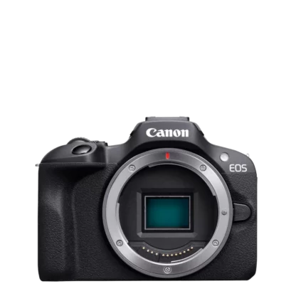 appareil photo Canon EOS R100 sans objectif, vue de face