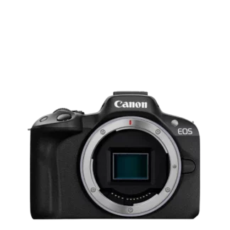 appareil photo Canon EOS R50 sans objectif, vue de face