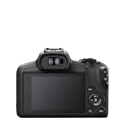 appareil photo Canon EOS R100, vue de dos