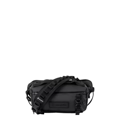 sac de marque wandrd, modèle rogue sling, taille 9L, couleur noir, vu de face